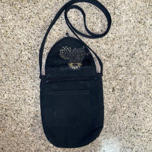 Made in Japan One of a Kind Crossbody Bag Midori International Obi Arts Pouch - Picture 4 of 8